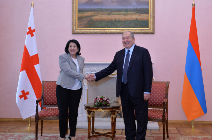 Տեղի է ունեցել Հայաստանի և Վրաստանի նախագահների առանձնազրույցը
